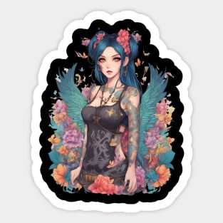 Angel Anime Girl Sticker